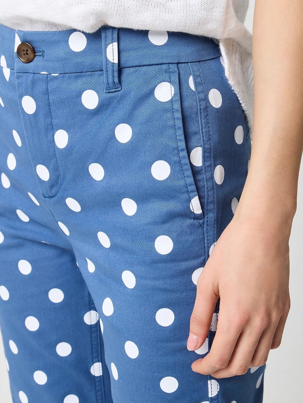 J. Crew Polka Dot everyday chino pant - Picture 4 of 5
